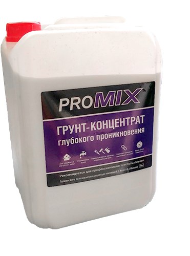 Грунт-концентрат глубокого проникновения PROMIX - фото 5392
